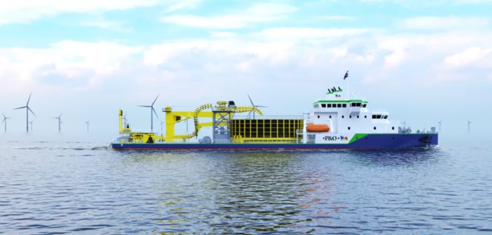 P&O海运物流引进“零排放”船舶建造风力发电场